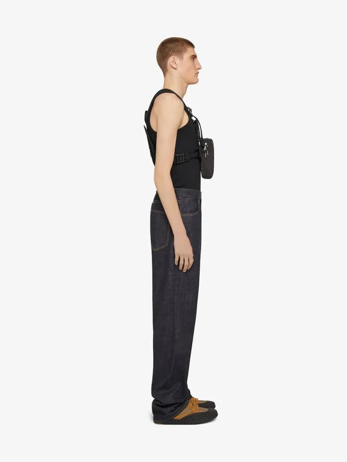 Jeans In Denim Indigo Blue Men Givenchy Pants and Shorts