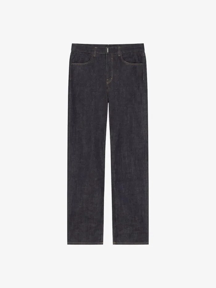 Jeans In Denim Indigo Blue Men Givenchy Pants and Shorts