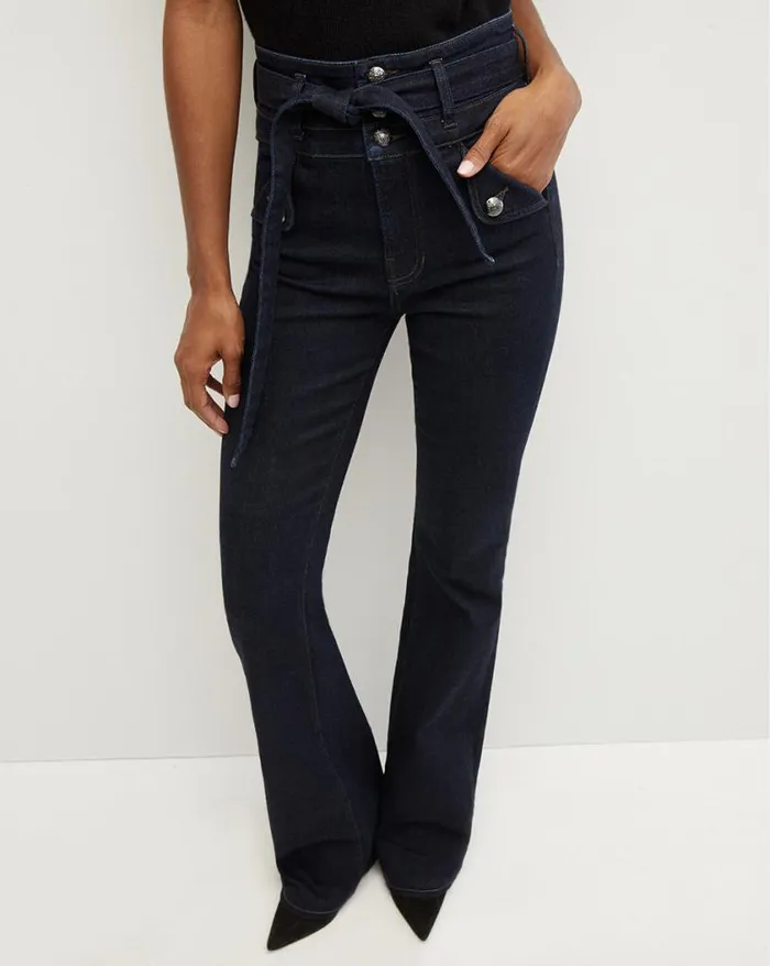 Jeans Shop Veronica Beard Giselle SkinnyFlare Jean Indigo