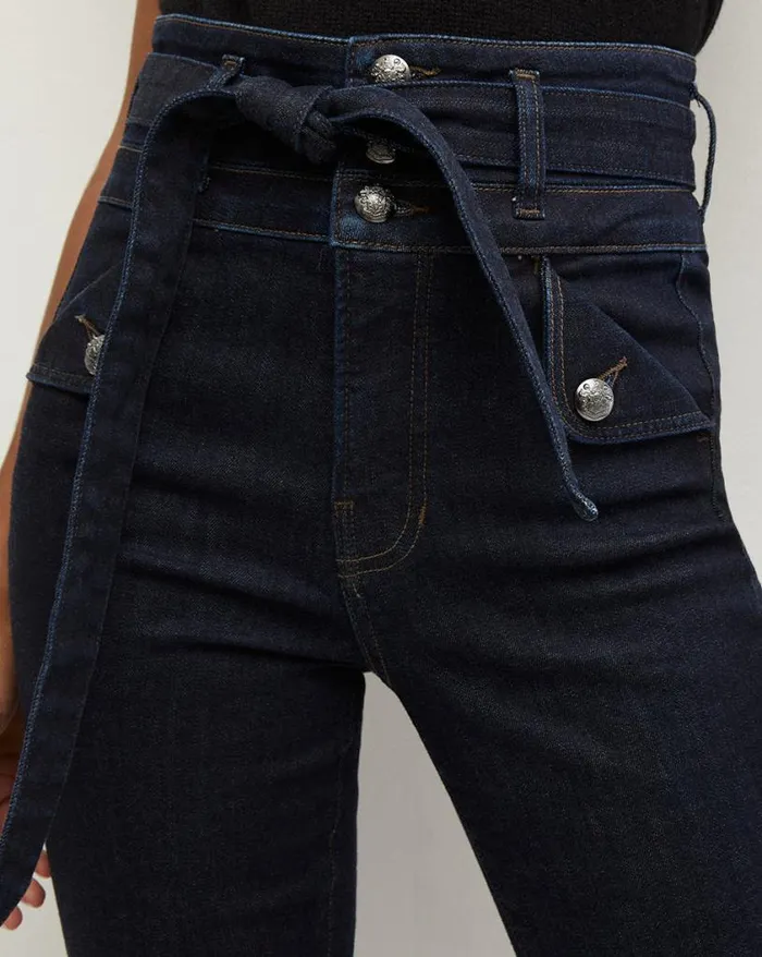 Jeans Shop Veronica Beard Giselle SkinnyFlare Jean Indigo