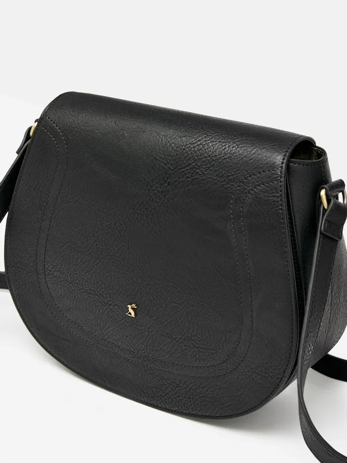 Joules Bags Black Outlet Saddle Leather Bag 8211 Women