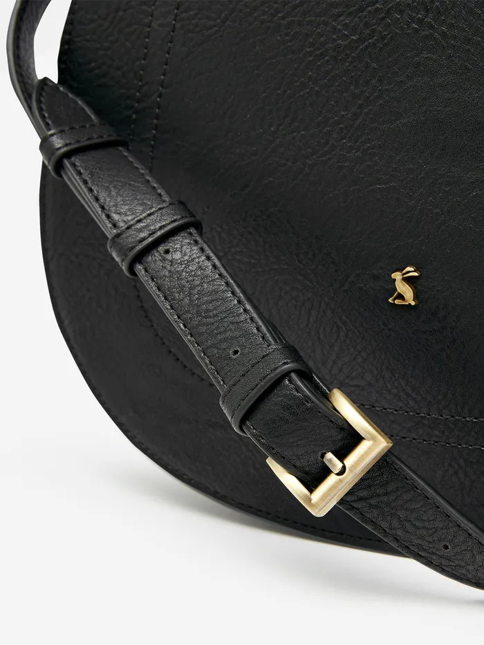 Joules Bags Black Outlet Saddle Leather Bag 8211 Women
