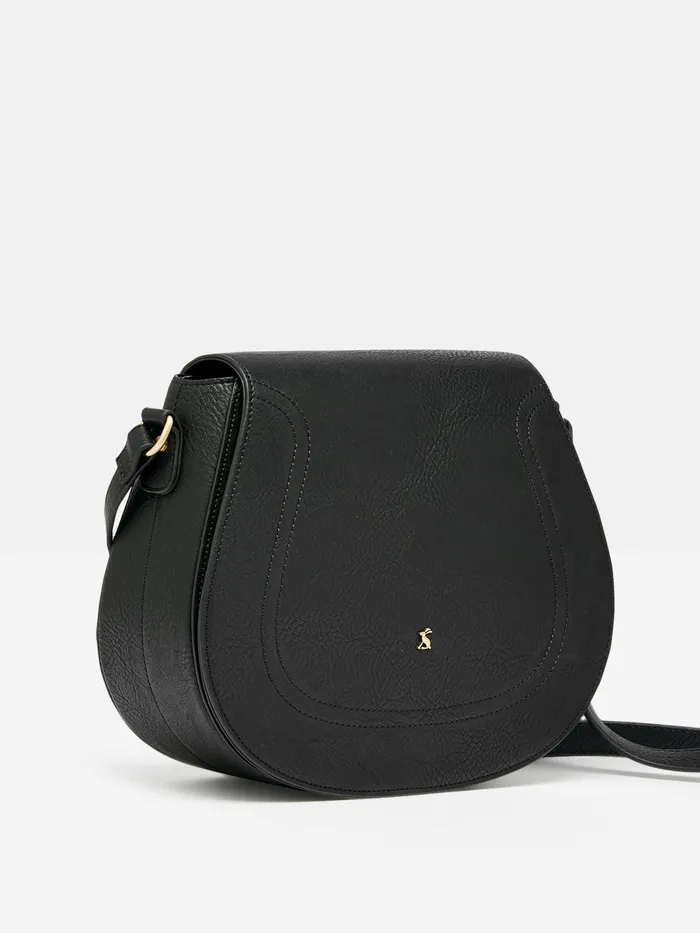 Joules Bags Black Outlet Saddle Leather Bag 8211 Women