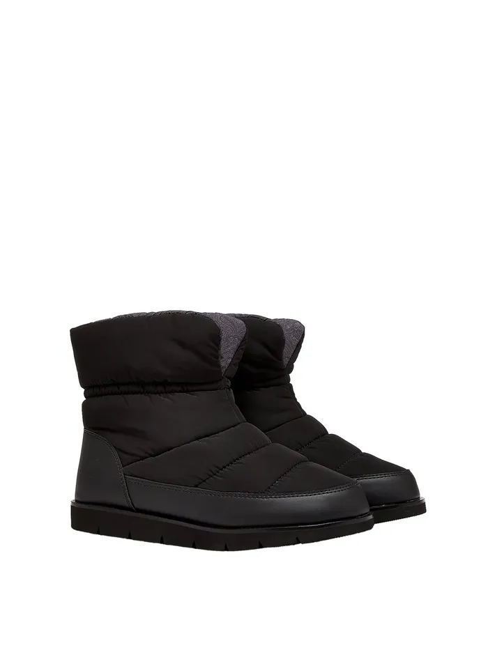 Joules Boots Black Padded Boots 8211 WomenMen