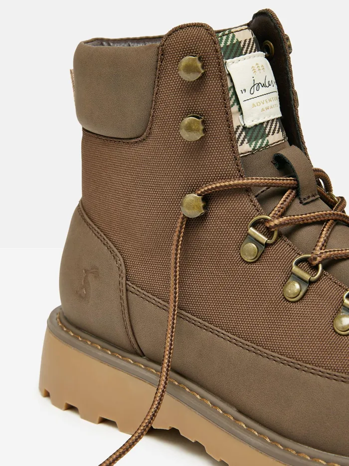 Joules Boots Chocolate Brown LaceUp Boots 8211 WomenMen