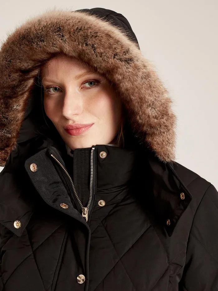 Joules Coats and Jackets Black Diamond Quilted Trail Jacket 8211 Women