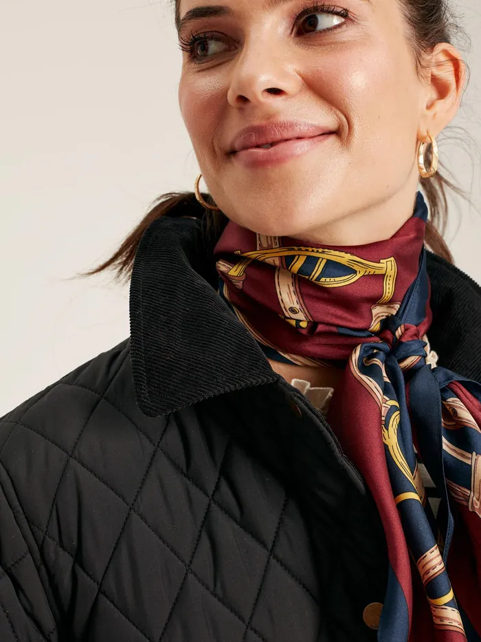 Joules Coats and Jackets Black Showerproof Diamond Quilted Jacket 8211 Women