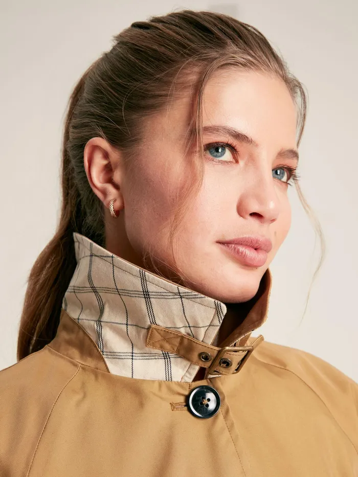 Joules Coats and Jackets Brown Waterproof Belted Trench Coat 8211 Women