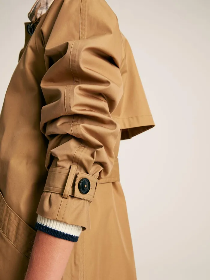 Joules Coats and Jackets Brown Waterproof Belted Trench Coat 8211 Women