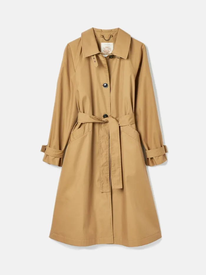 Joules Coats and Jackets Brown Waterproof Belted Trench Coat 8211 Women
