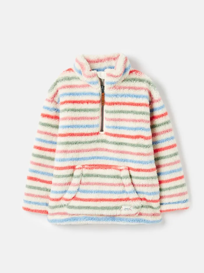 Joules Coats and Jackets Cream Quarter Zip Fleece 8211 Girls