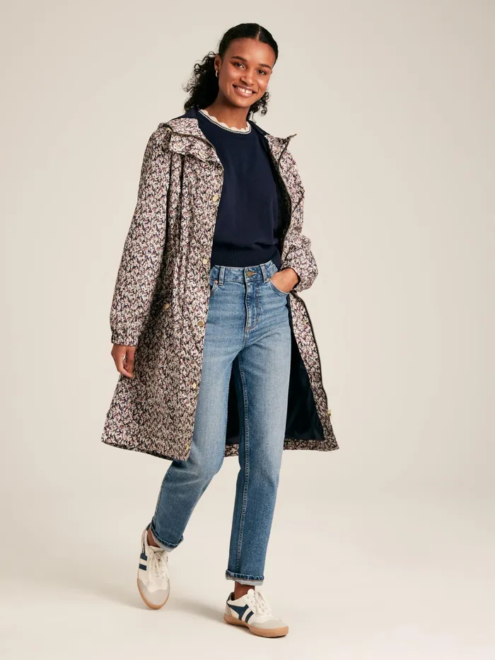 Joules Coats and Jackets Ditsy Floral Waterproof Packable Raincoat 8211 Women Joules Coats and Jackets Ditsy Floral Waterproof Packable Raincoat 8211 Women