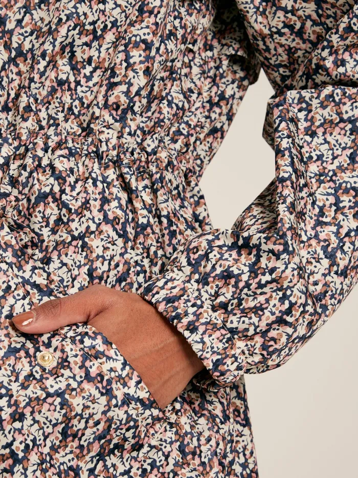 Joules Coats and Jackets Ditsy Floral Waterproof Packable Raincoat 8211 Women