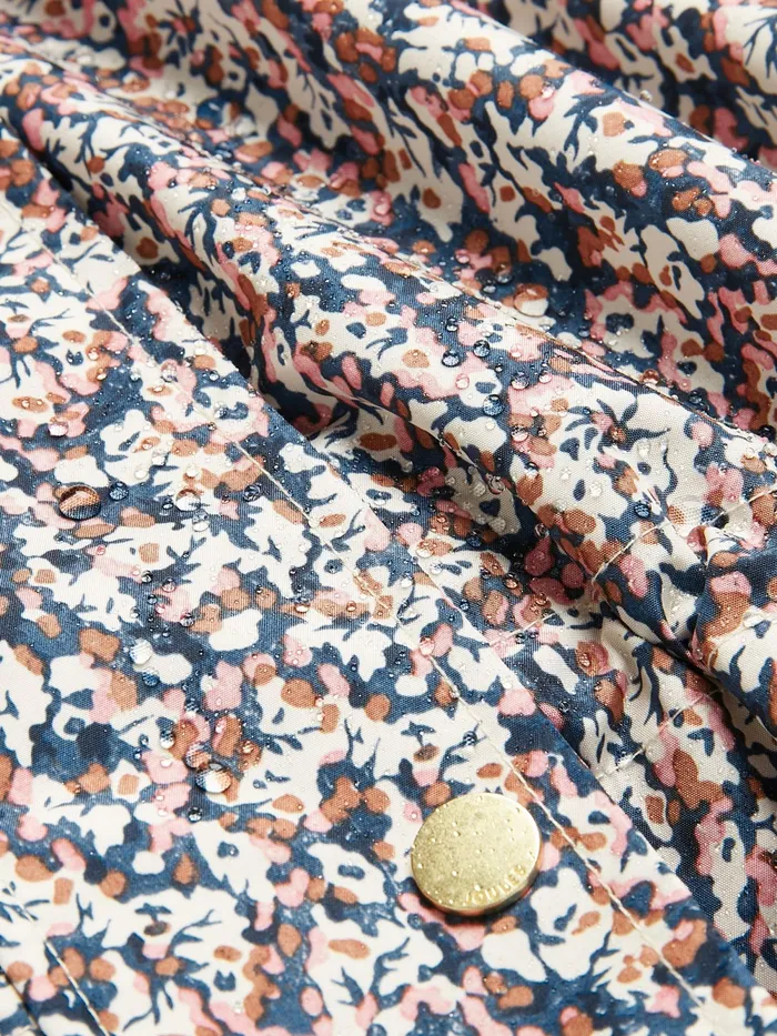 Joules Coats and Jackets Ditsy Floral Waterproof Packable Raincoat 8211 Women