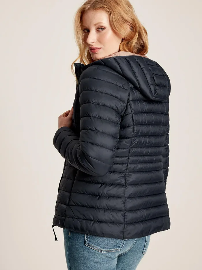 Joules Coats and Jackets Navy Showerproof Packable Padded Jacket 8211 Women