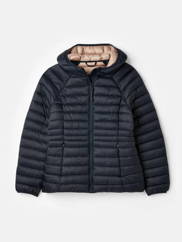 Joules Coats and Jackets Navy Showerproof Packable Padded Jacket 8211 Women