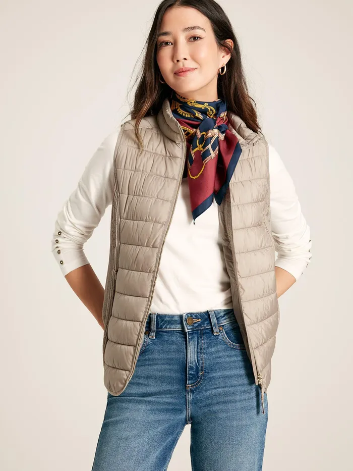 Joules Coats and Jackets Pearl Showerproof Padded Gilet 8211 Women