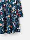 Joules Dresses Navy Blue Long Sleeve Jersey Dress With Pockets 8211 Girls