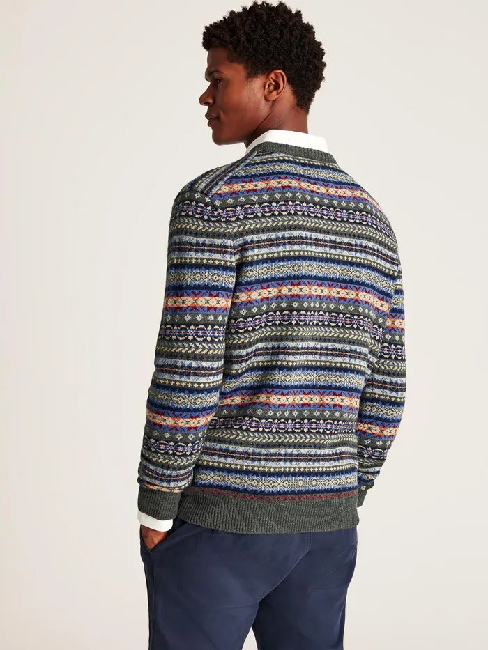 Joules Knitwear Grey Jumper 8211 Men