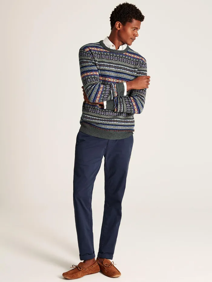 Joules Knitwear Grey Jumper 8211 Men