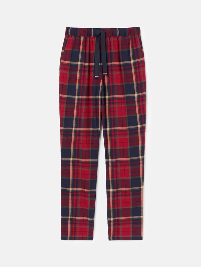 Joules Nightwear Red Tartan Pyjama Bottoms 8211 Men