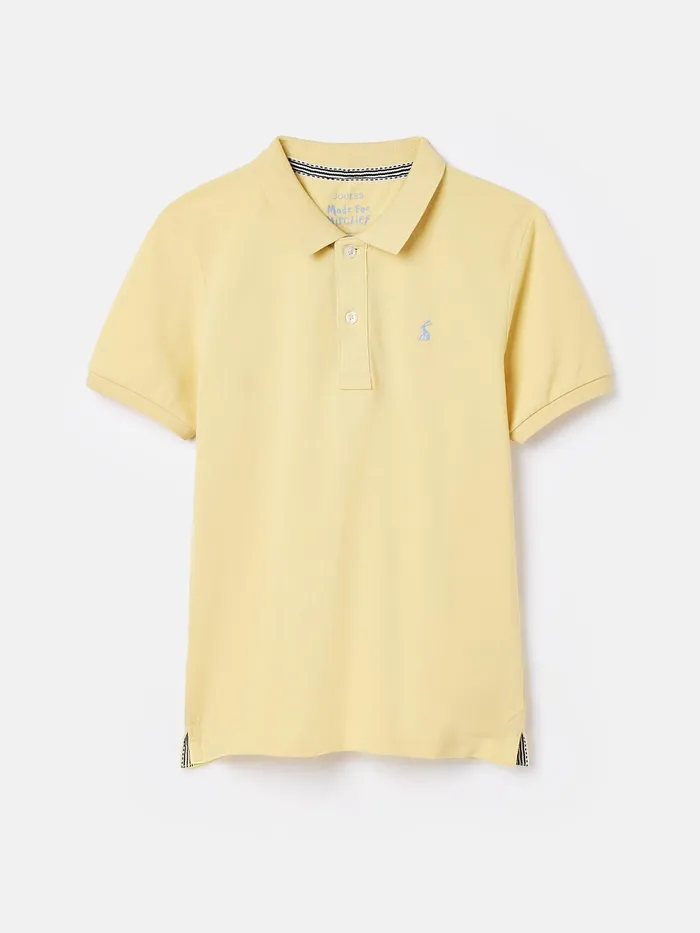 Joules Polo Shirts Yellow Pique Cotton Polo Shirt 8211 Boys