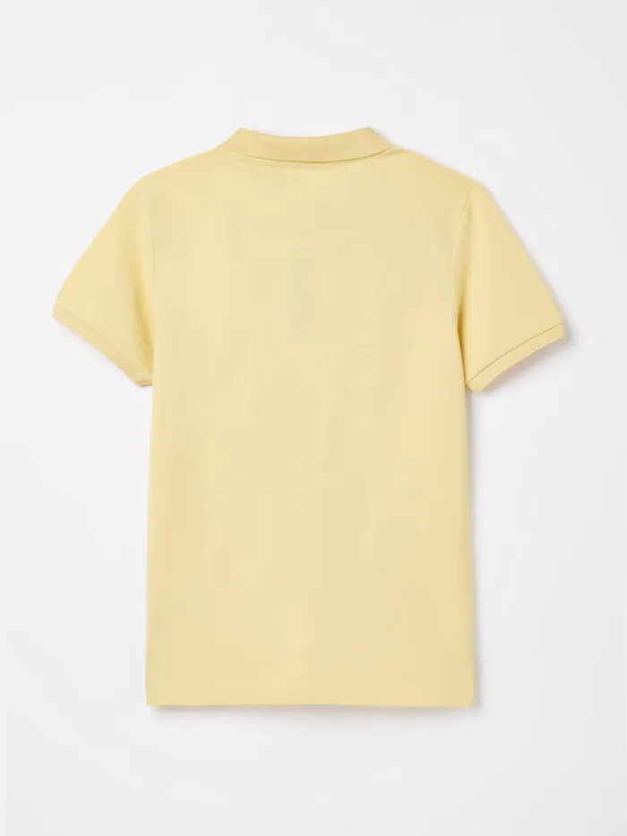 Joules Polo Shirts Yellow Pique Cotton Polo Shirt 8211 Boys