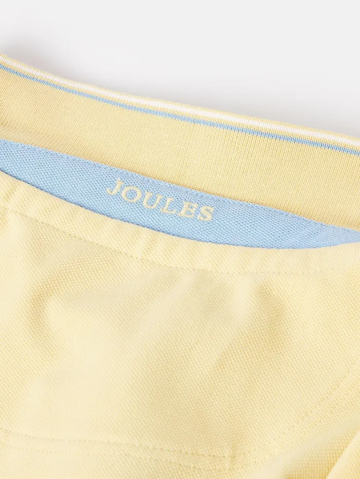 Joules Polo Shirts Yellow Pique Cotton Polo Shirt 8211 Boys
