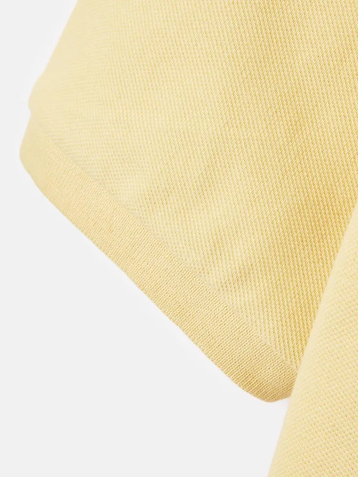 Joules Polo Shirts Yellow Pique Cotton Polo Shirt 8211 Boys
