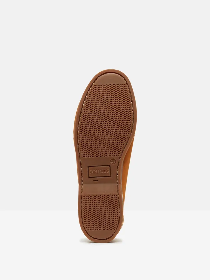Joules Shoes Tan Brown Classic Leather Boat Shoes 8211 Men
