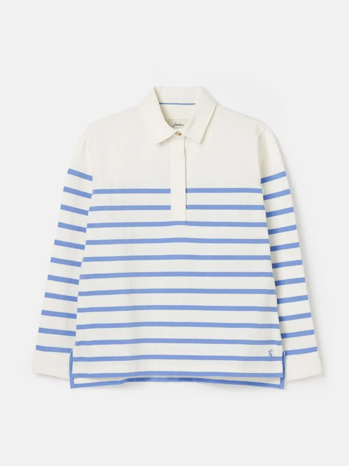 Joules Sweatshirts and Hoodies Blue Striped Deck Sweat Top 8211 Women
