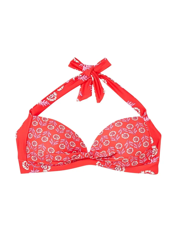 Joules Swimwear and Beachwear Pink Jasmine Bikini Top 8211 Women