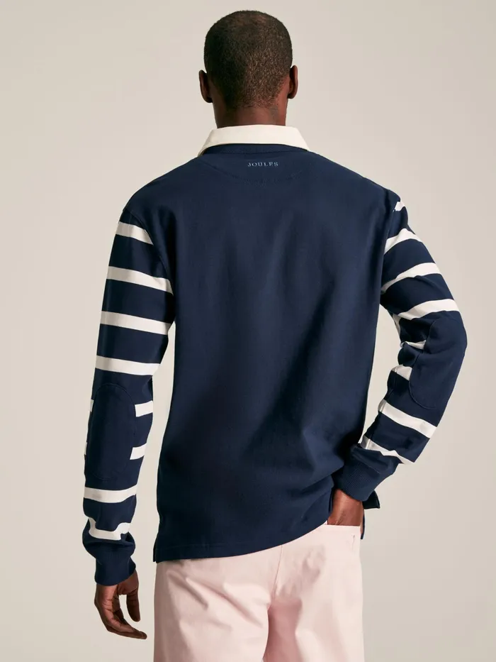 Joules Tops and Tshirts Navy Classic Rugby Shirt 8211 Men