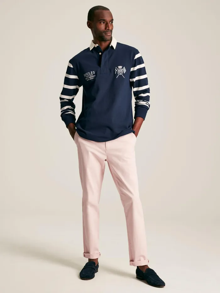 Joules Tops and Tshirts Navy Classic Rugby Shirt 8211 Men