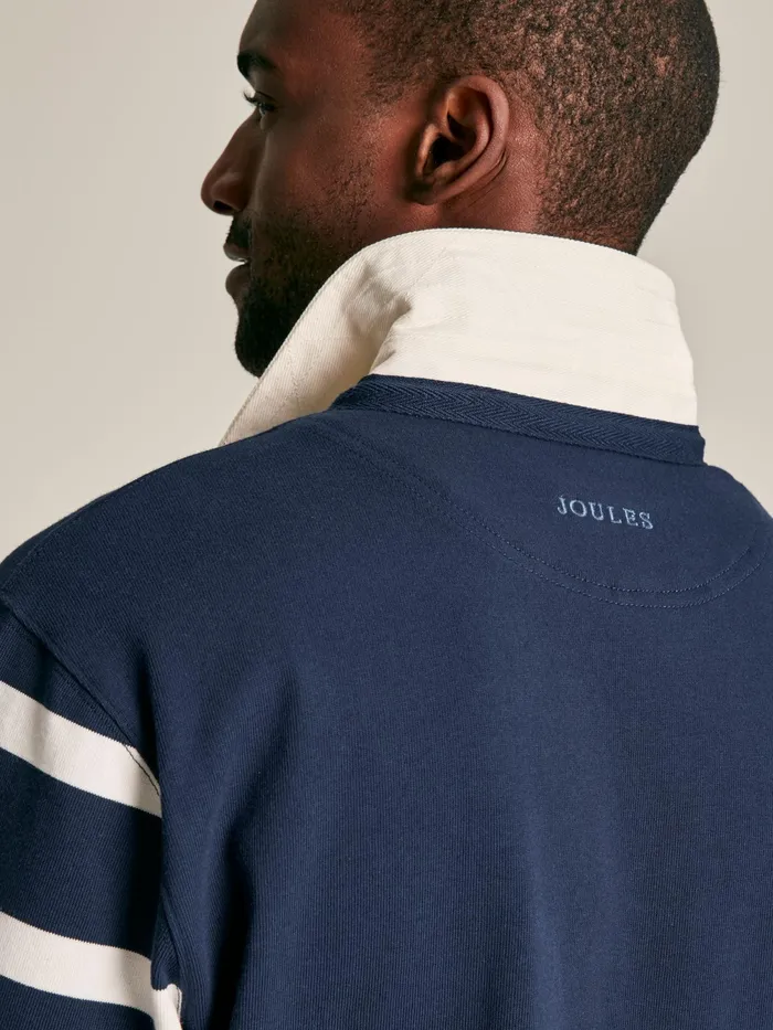 Joules Tops and Tshirts Navy Classic Rugby Shirt 8211 Men