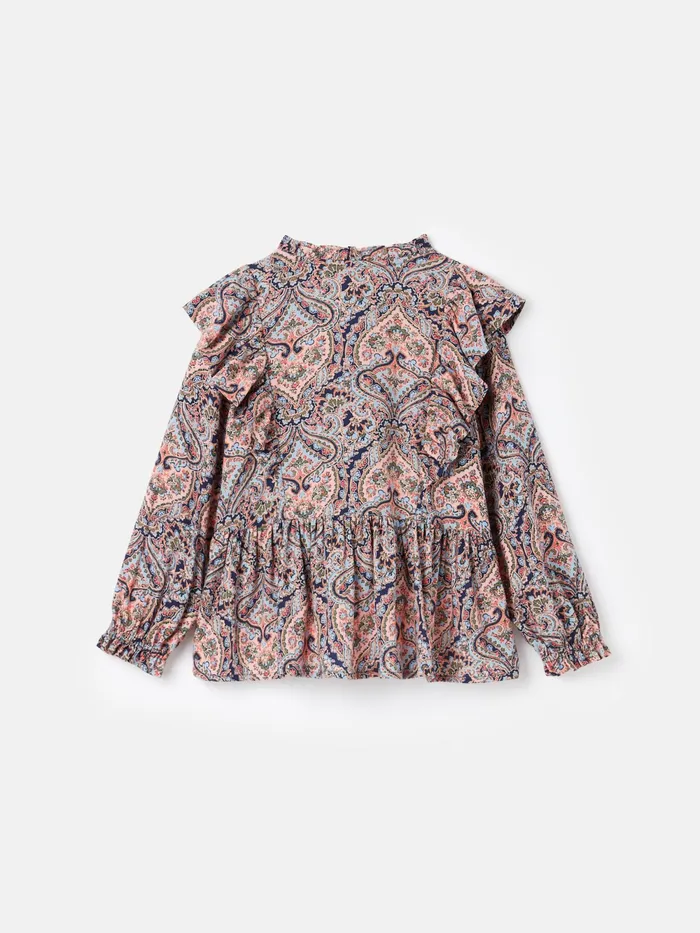 Joules Tops and Tshirts Pink Long Sleeve Paisley Blouse 8211 Girls