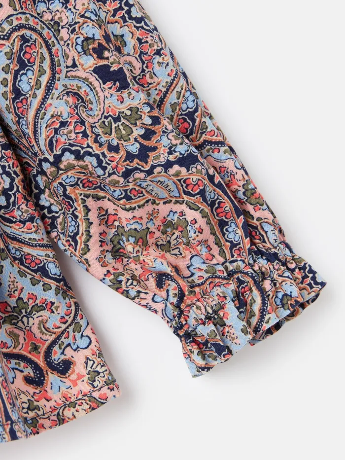Joules Tops and Tshirts Pink Long Sleeve Paisley Blouse 8211 Girls