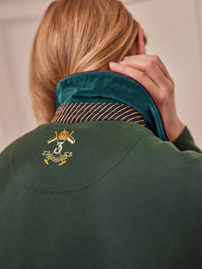 Joules Tops Green Long Sleeve Polo Shirt 8211 Women