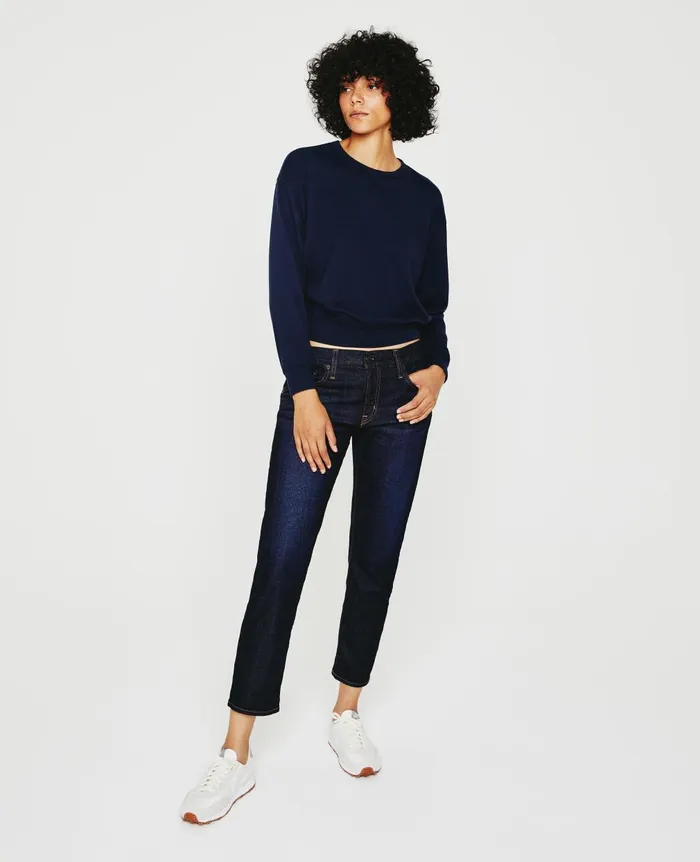 Karter Pullover Deep Navy Women AG Jeans Sweatshirts Karter Pullover Deep Navy Women AG Jeans Sweatshirts
