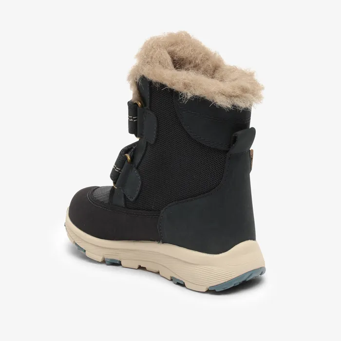 KIDS bisgaardshoes spencer tex navy Blue Winter boots