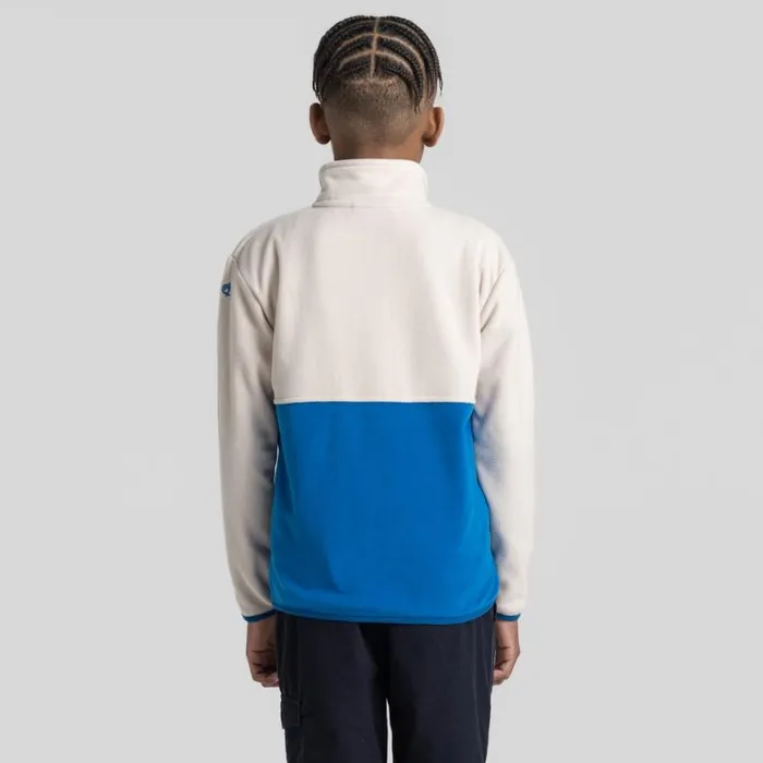 Kids Full Zip Fleece Craghoppers Kid039s Valo Jacket Ecru Titan Blue Kids Full Zip Fleece Craghoppers Kid039s Valo Jacket Ecru Titan Blue
