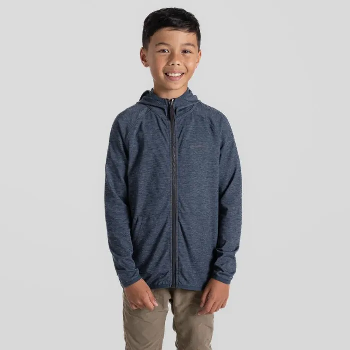 Kids Hoodies Craghoppers Kid039s Nosilife Frey Hooded Jacket Blue Navy Marl Kids Hoodies Craghoppers Kid039s Nosilife Frey Hooded Jacket Blue Navy Marl