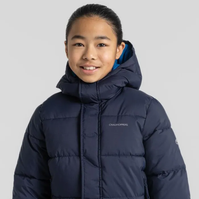 Kids Insulated Jackets Craghoppers Kid039s Brandon Hooded Jacket Blue Navy Kids Insulated Jackets Craghoppers Kid039s Brandon Hooded Jacket Blue Navy