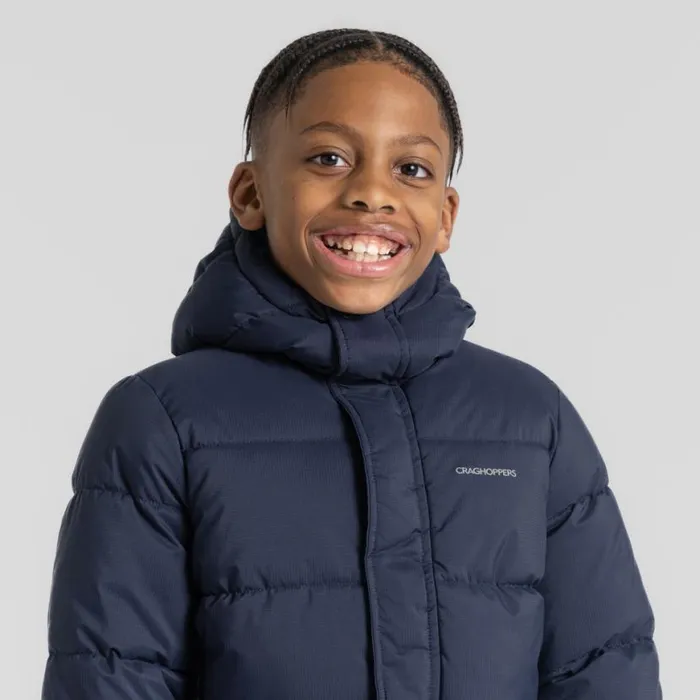 Kids Insulated Jackets Craghoppers Kid039s Brandon Hooded Jacket Blue Navy Kids Insulated Jackets Craghoppers Kid039s Brandon Hooded Jacket Blue Navy