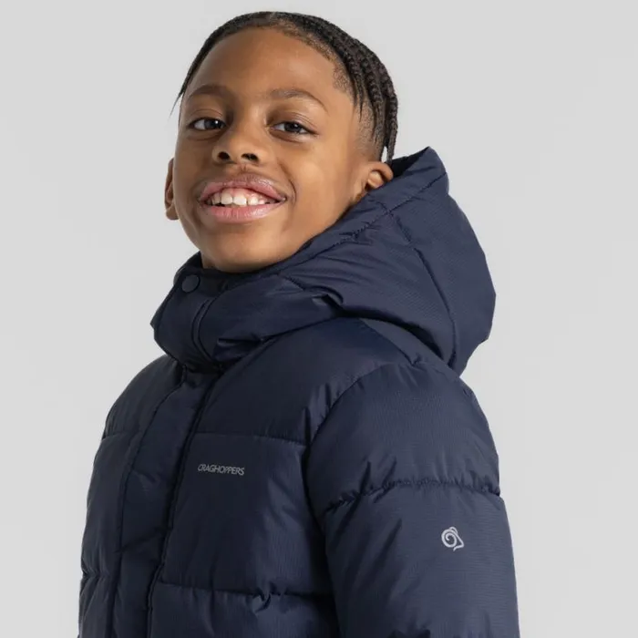 Kids Insulated Jackets Craghoppers Kid039s Brandon Hooded Jacket Blue Navy Kids Insulated Jackets Craghoppers Kid039s Brandon Hooded Jacket Blue Navy