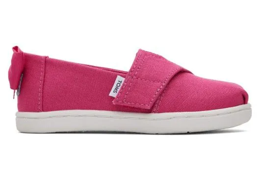 Kids KidsTiny Alpargata Pink Bow Toddler Shoe Fuchsia TOMS Alpargatas