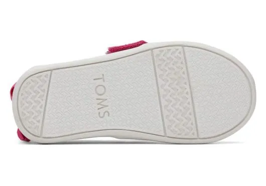 Kids KidsTiny Alpargata Pink Bow Toddler Shoe Fuchsia TOMS Alpargatas
