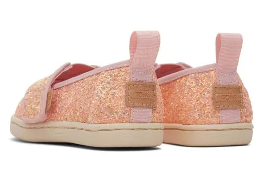 Kids KidsTiny Alpargata Pink Glitter Toddler Shoe Pink Glitter TOMS Alpargatas