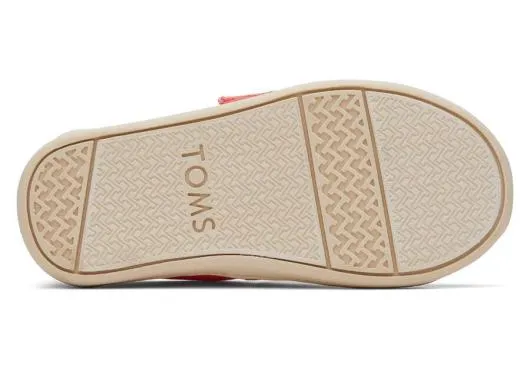 Kids KidsTiny Alpargata Woven Peach TOMS Alpargatas