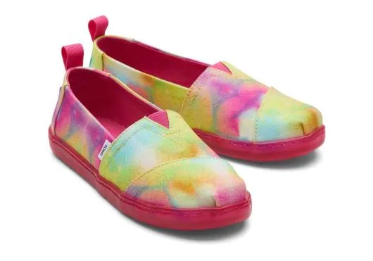 Kids KidsYouth Alpargata Botanical Sunprint Kids Shoe Mango TOMS Alpargatas